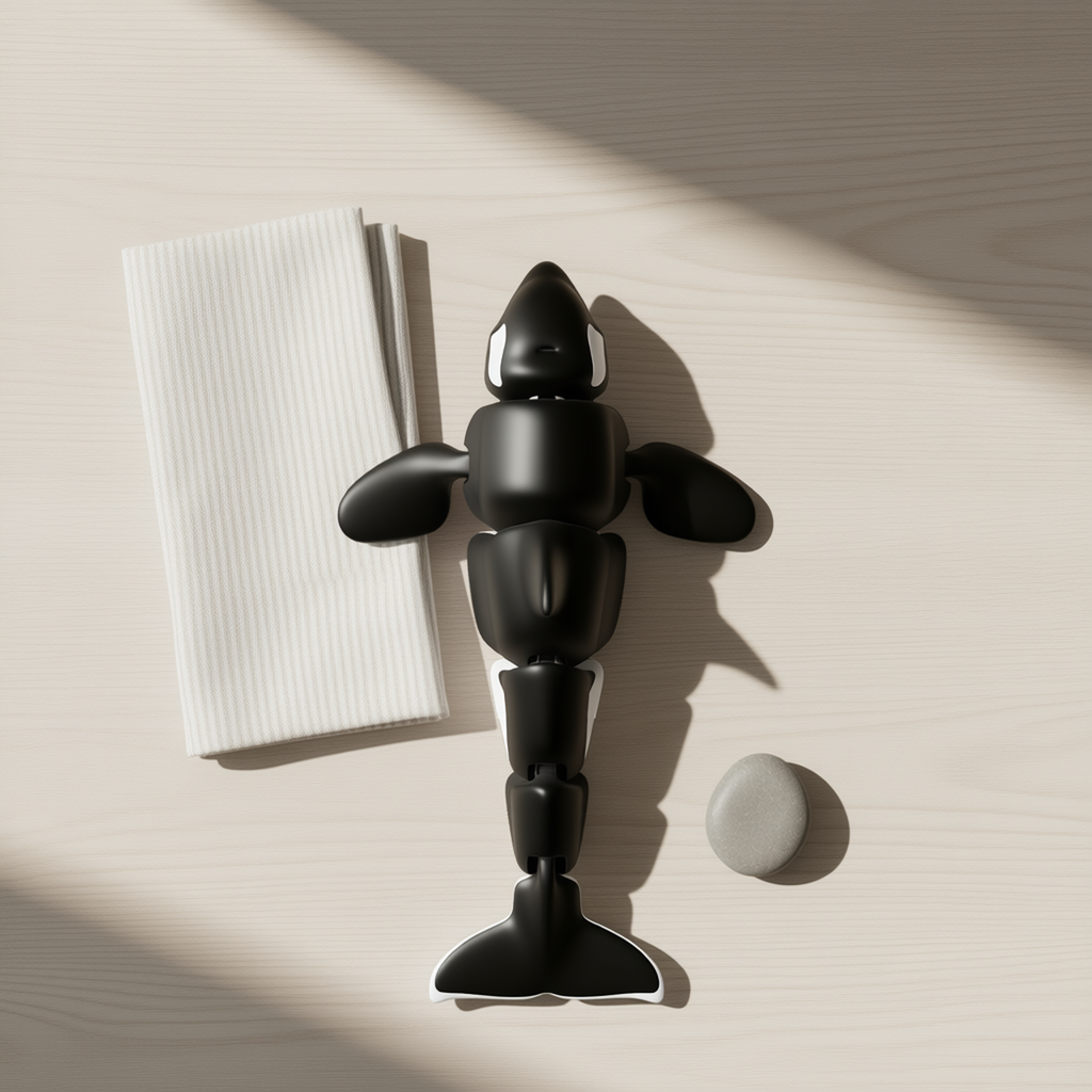 Flexi-Toy Orca Black/White