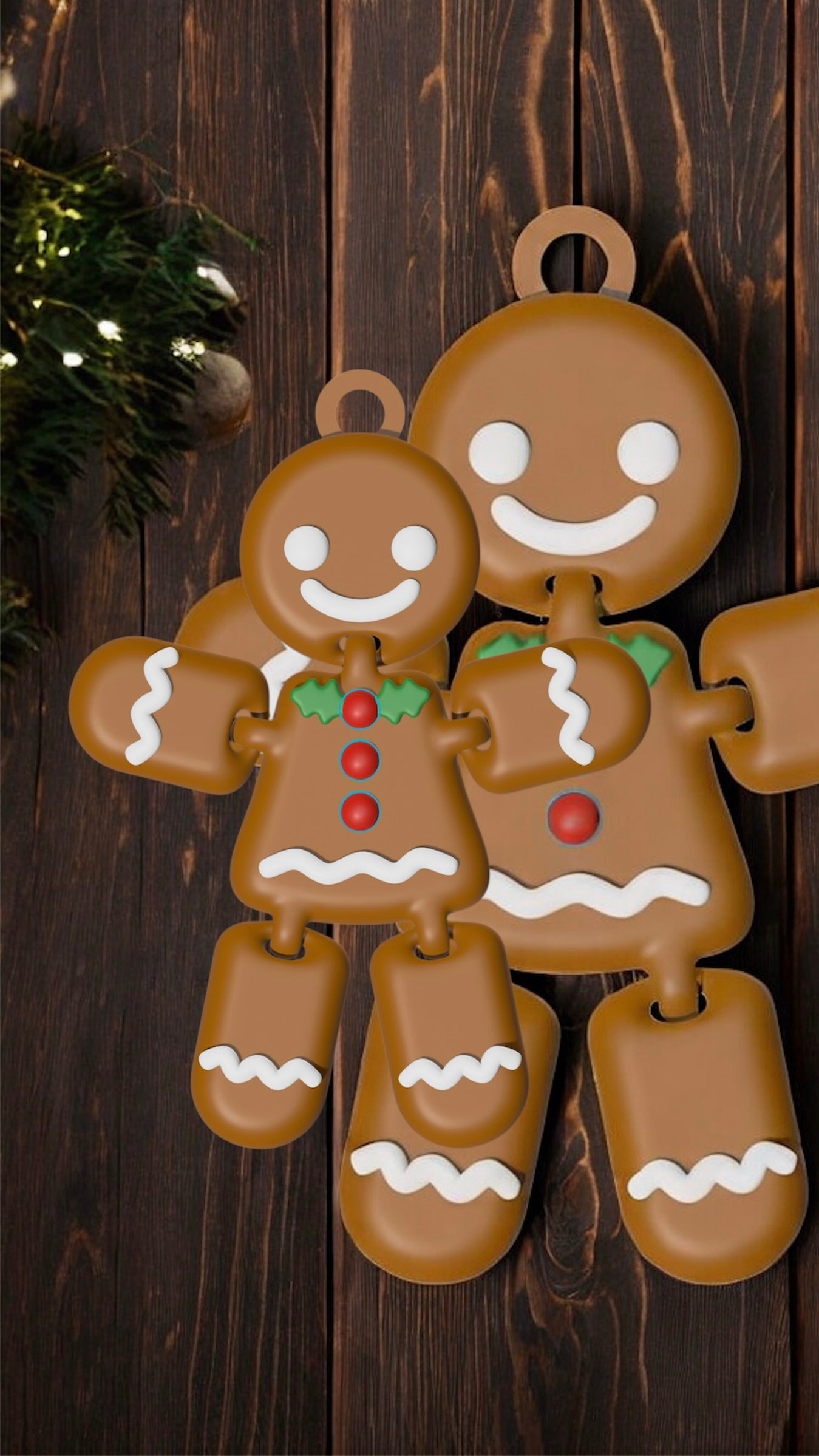 "Elio the Gingerbread Cookie" - Flexi-Keychain