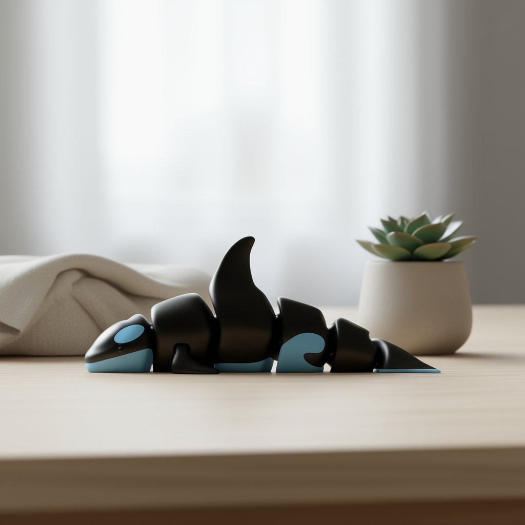 Flexi-Toy Orca Black/Sky Blue