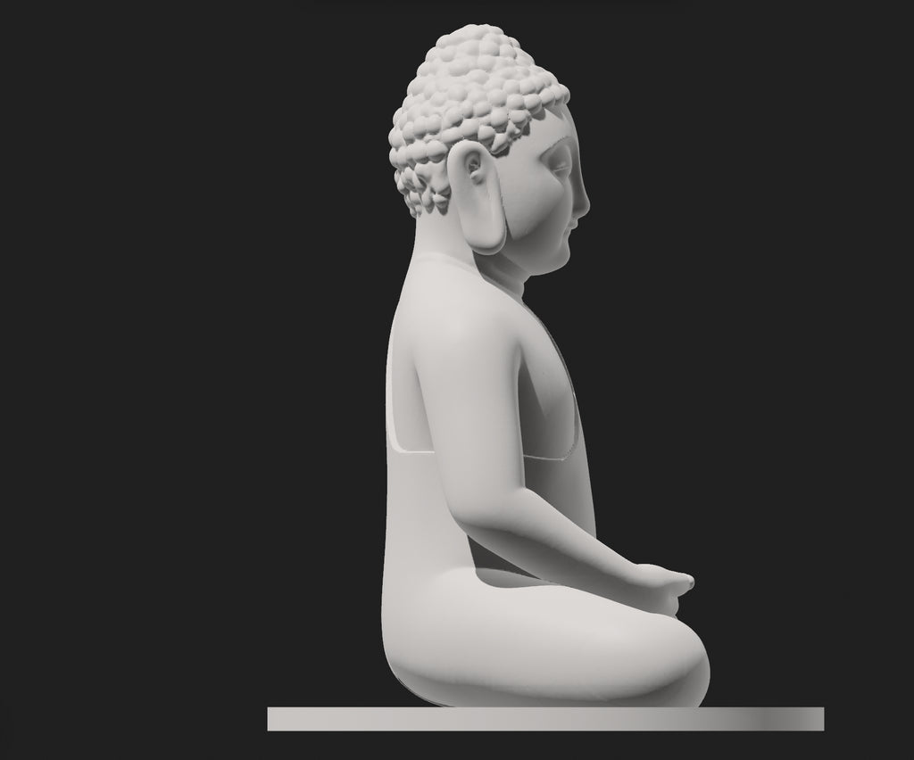 Buddha Statue White Marble