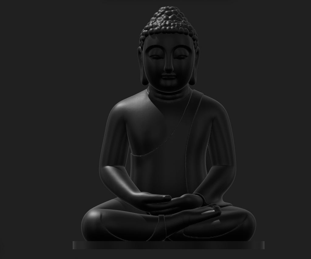 Buddha Statue Black