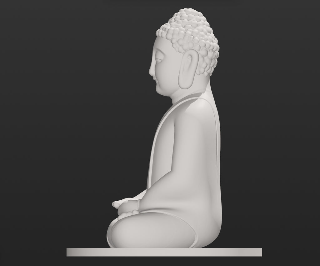 Buddha Statue White Marble