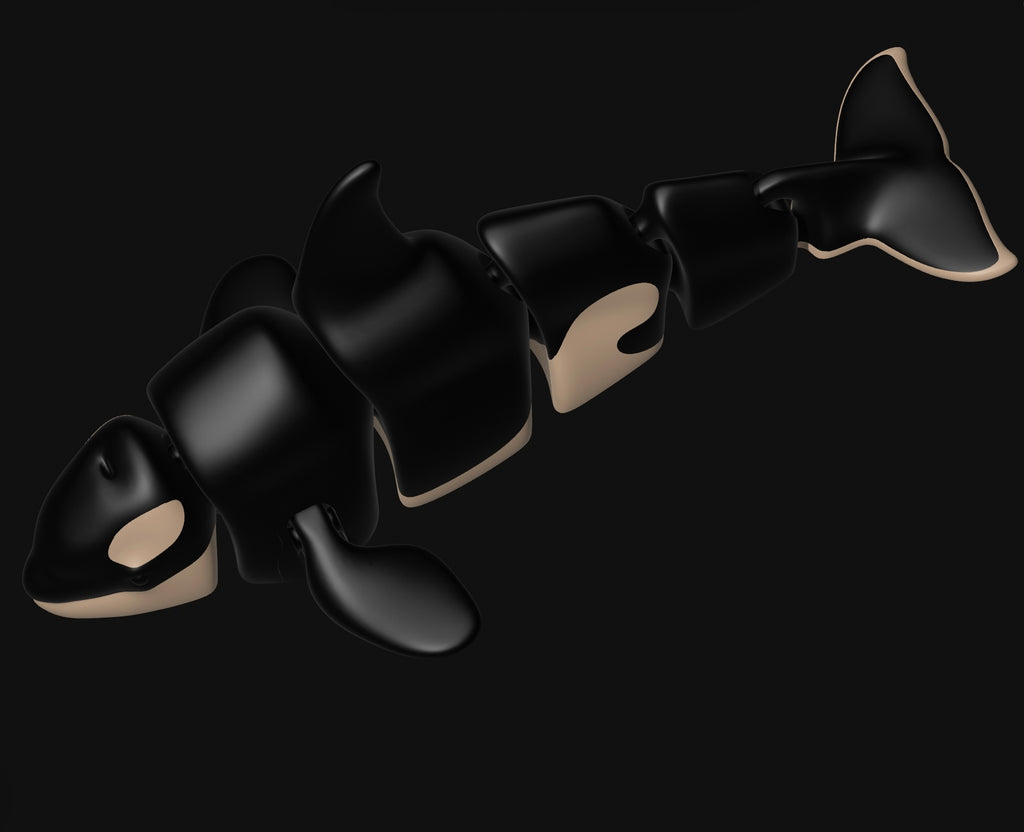 Flexi-Toy Orca Black/Iridium Gold