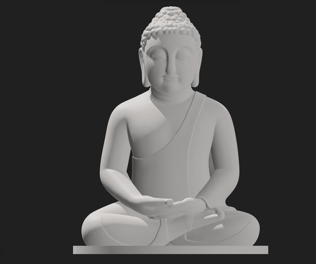 Buddha Statue White Marble