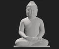 Buddha Statue White Marble