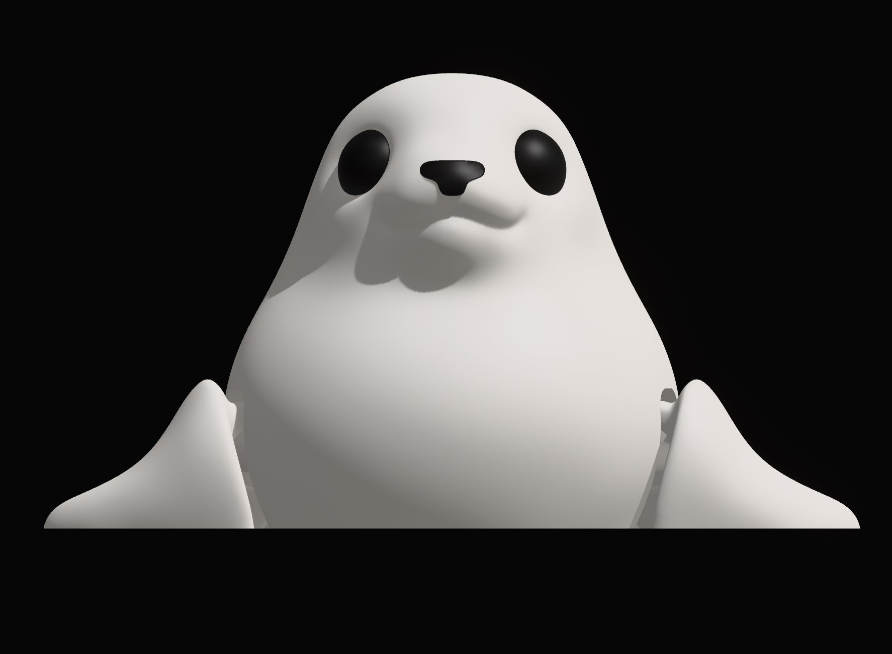 Flexi-Toy Seal Marble White