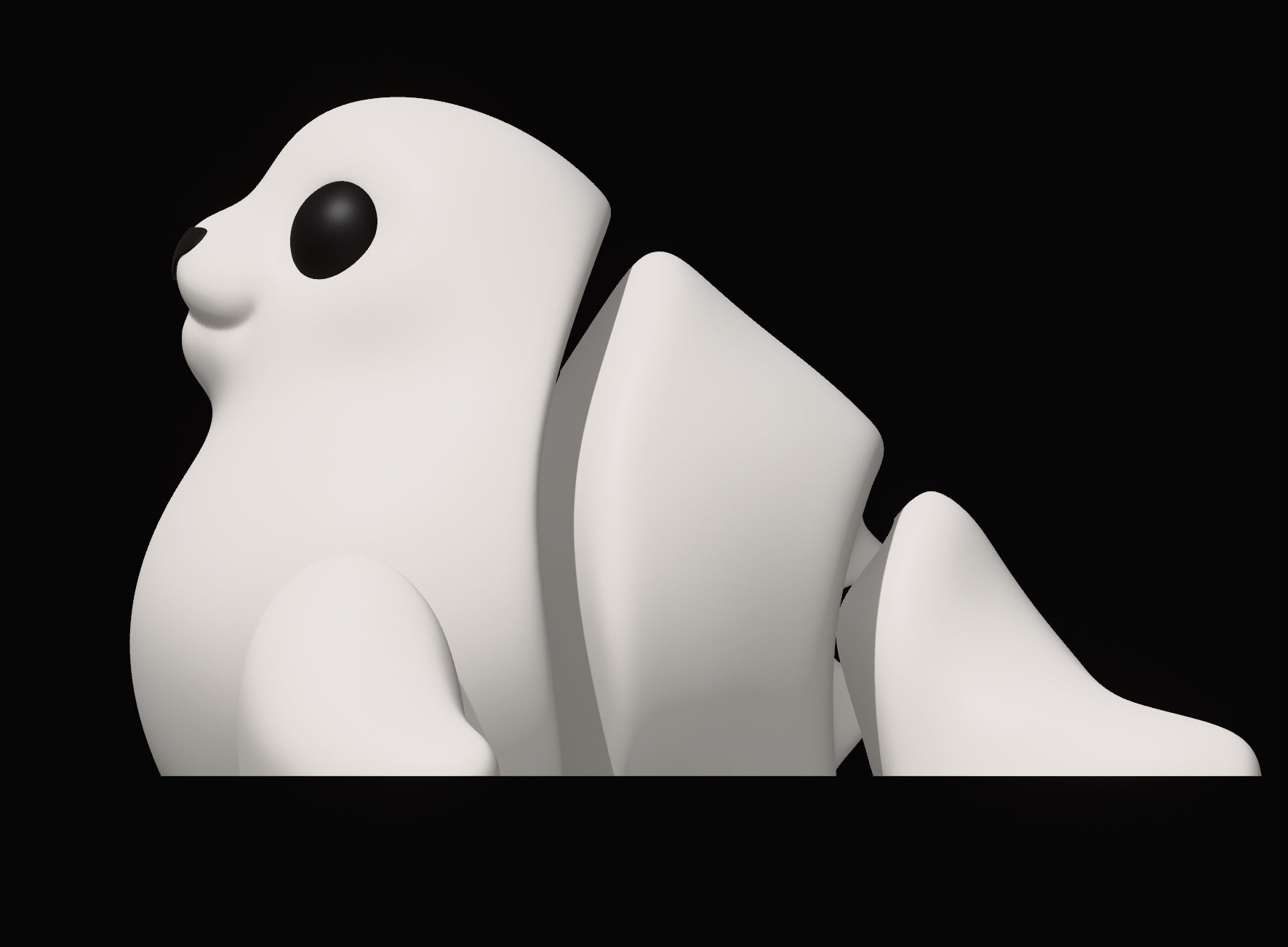 Flexi-Toy Seal Marble White