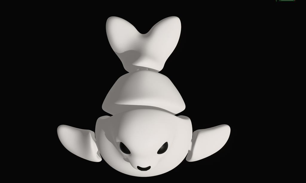 Flexi-Toy Seal Marble White