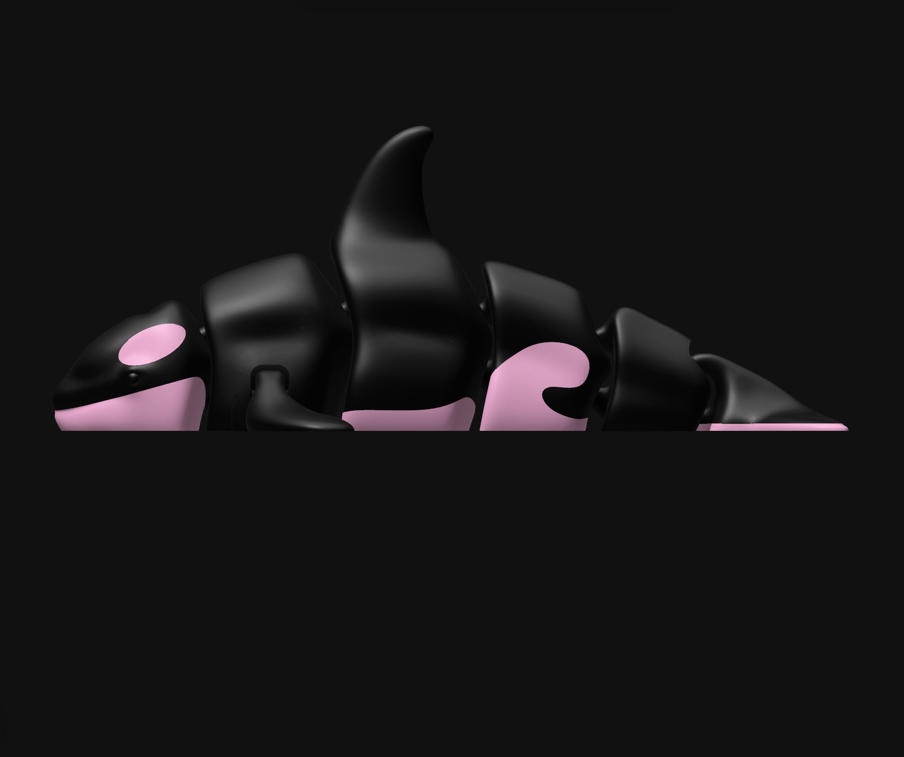 Flexi-Toy Orca Black/Sakura Pink