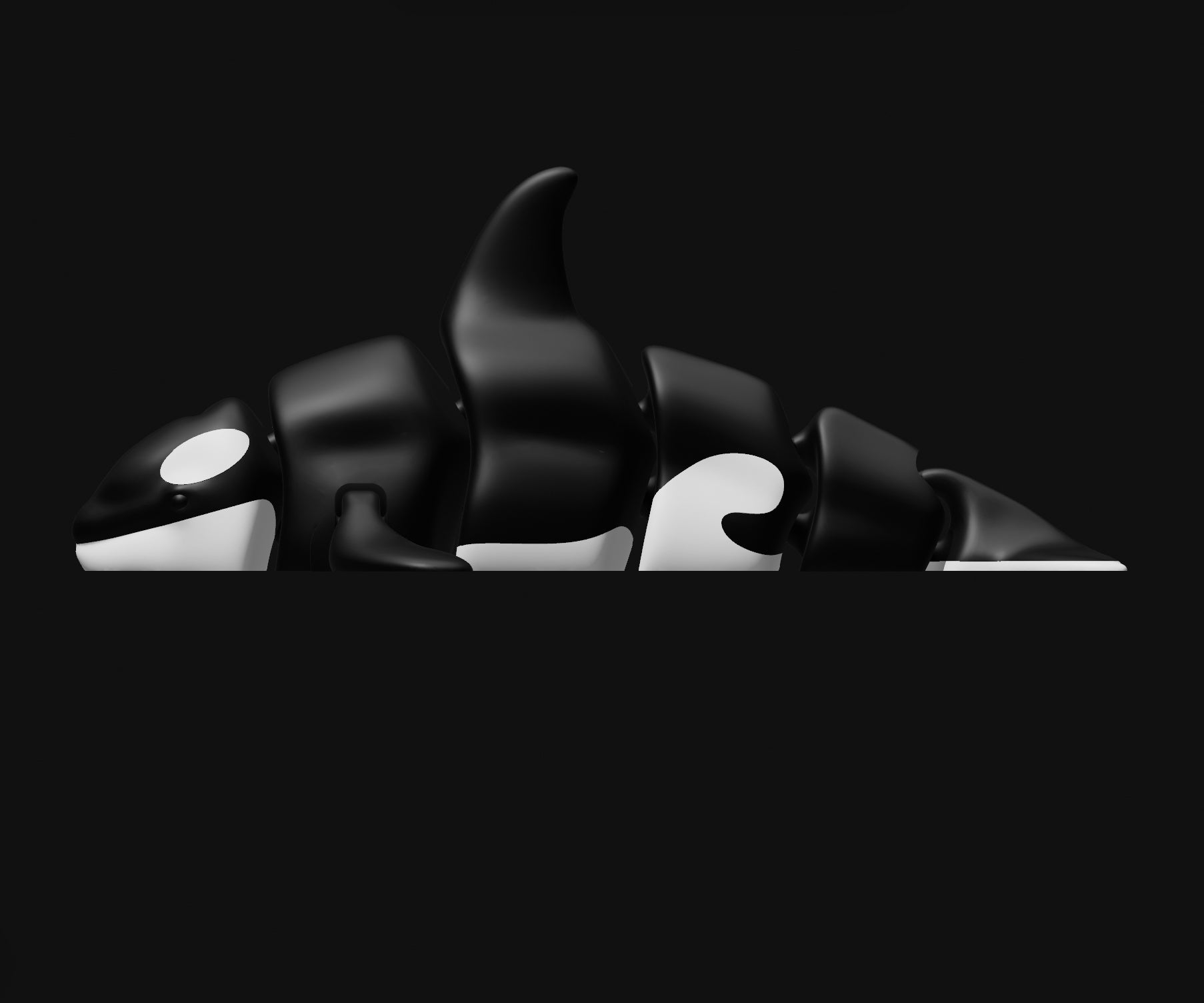 Flexi-Toy Orca Black/White