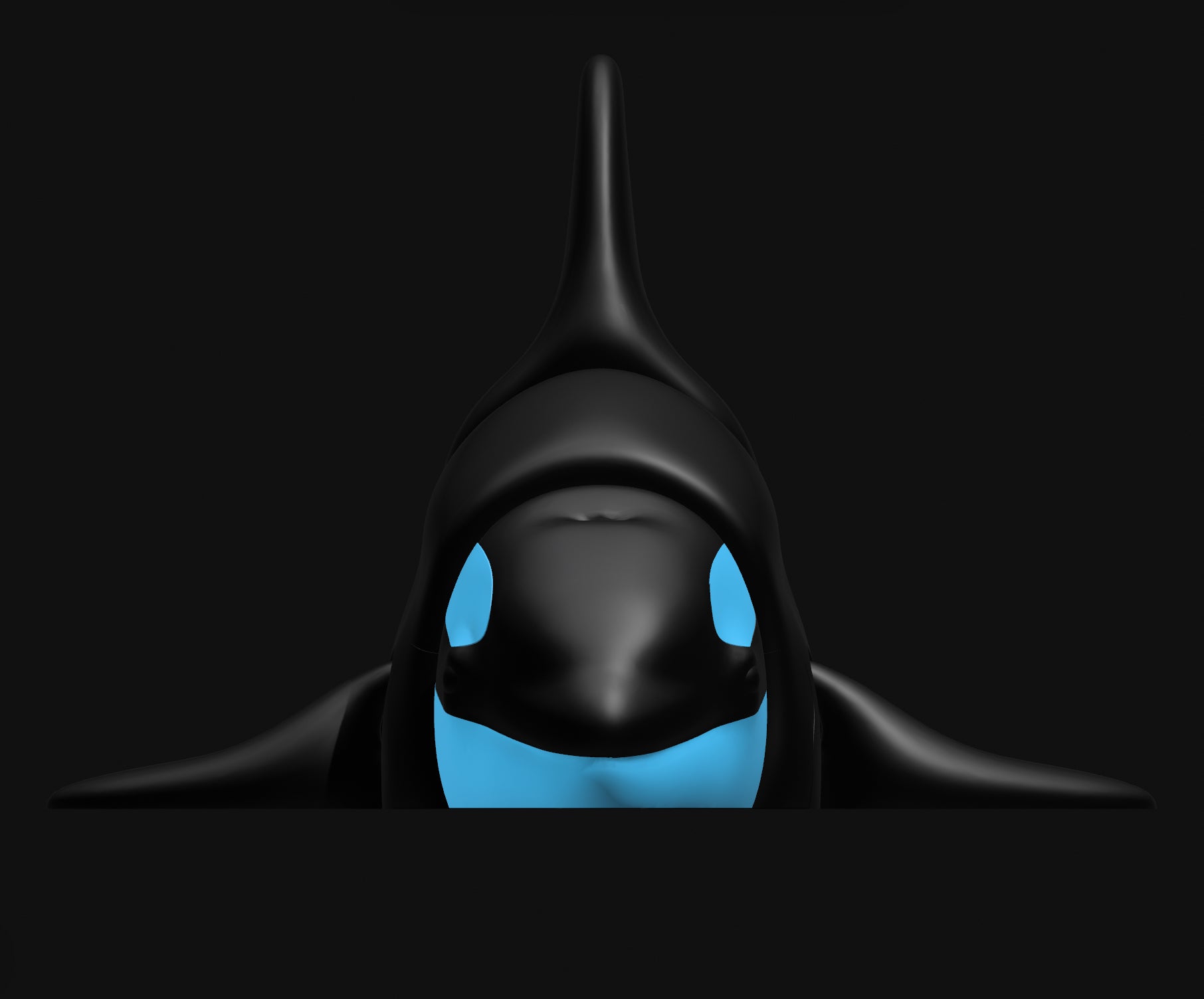 Flexi-Toy Orca Black/Sky Blue