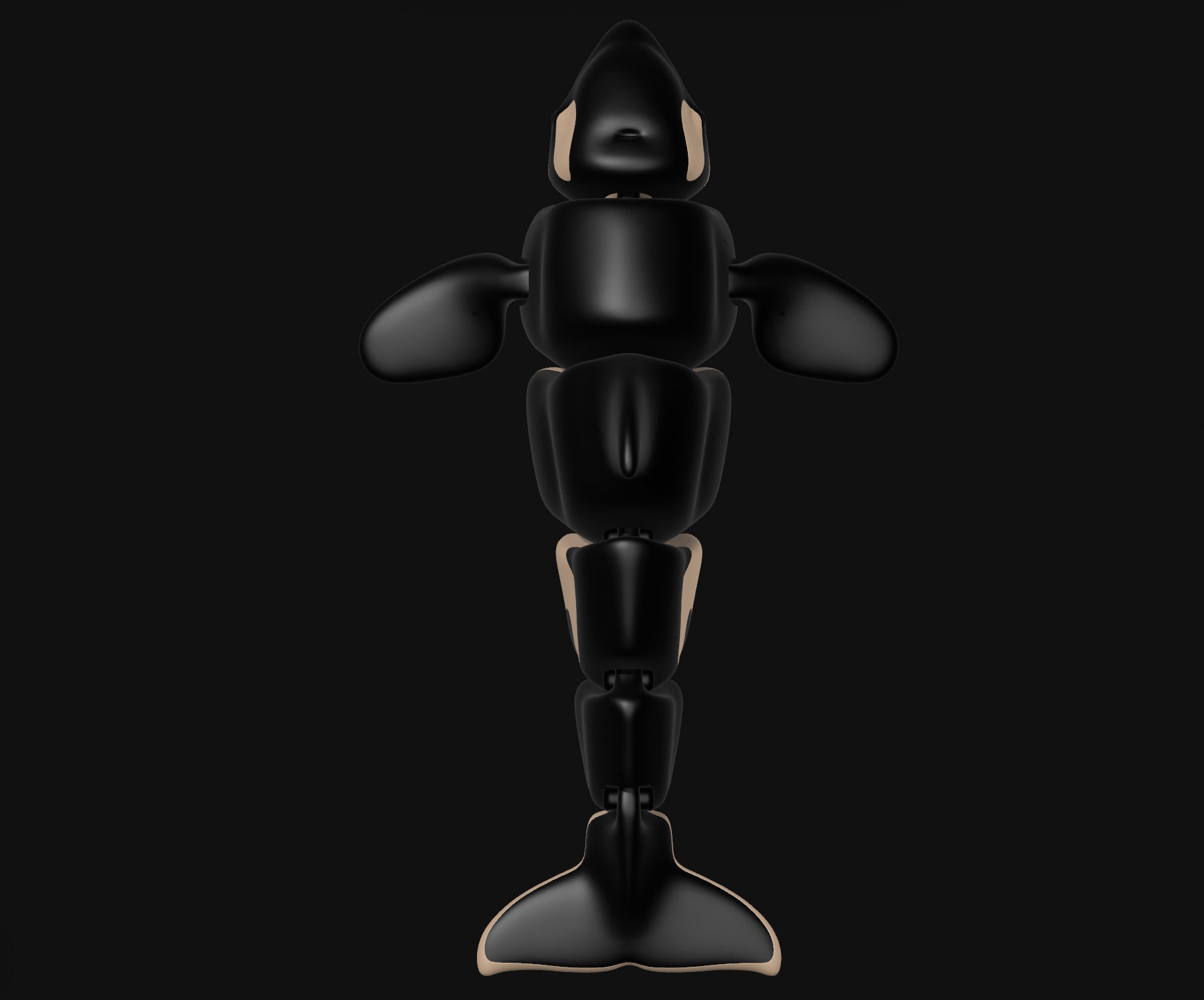 Flexi-Toy Orca Black/Iridium Gold