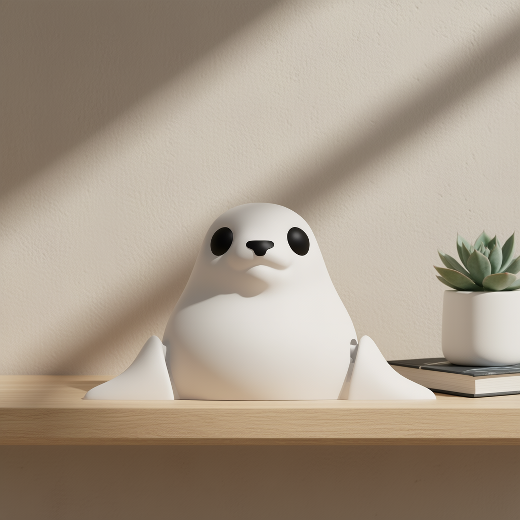 Flexi-Toy Seal Marble White