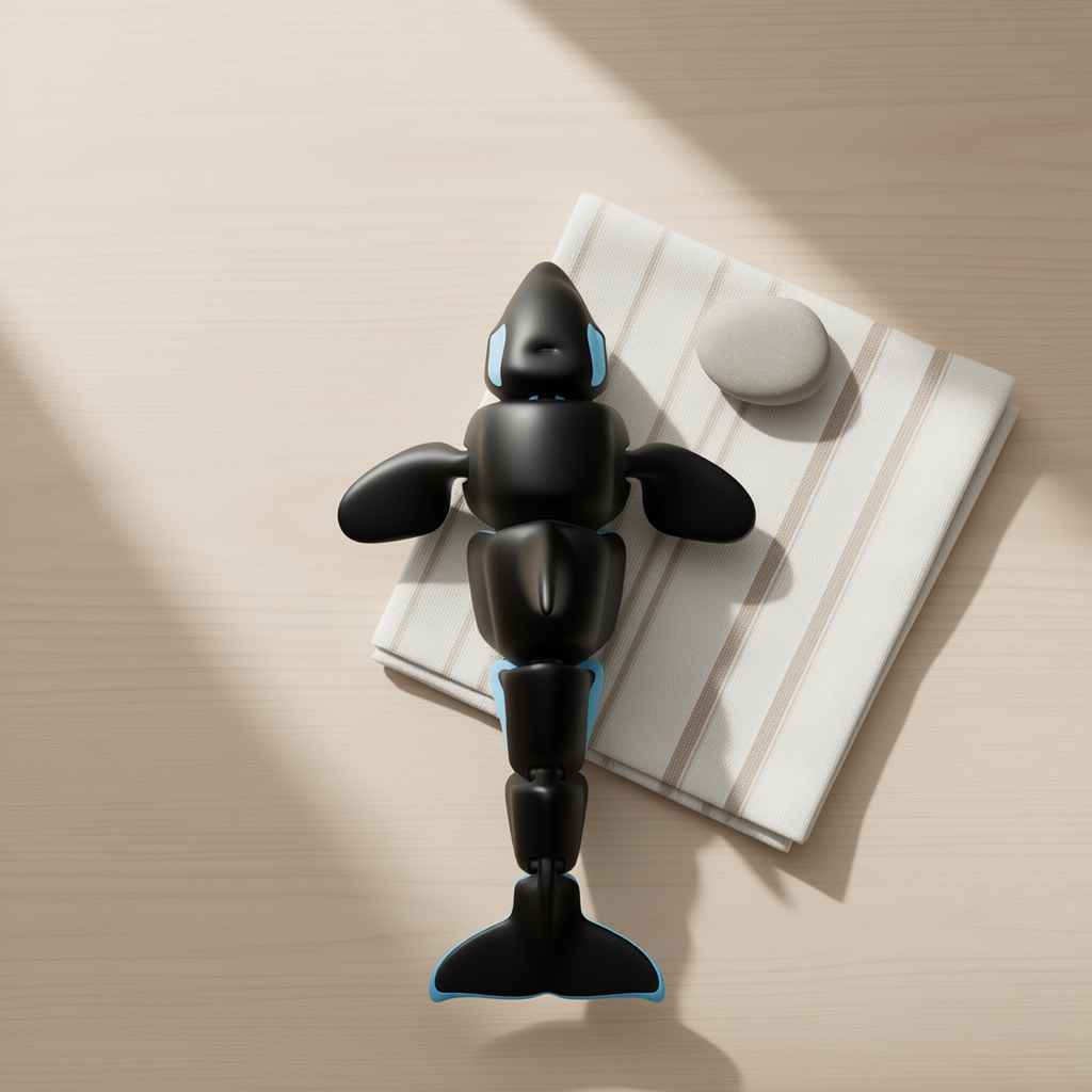 Flexi-Toy Orca Black/Sky Blue