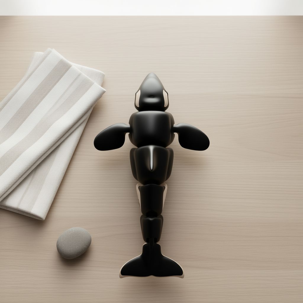 Flexi-Toy Orca Black/Iridium Gold