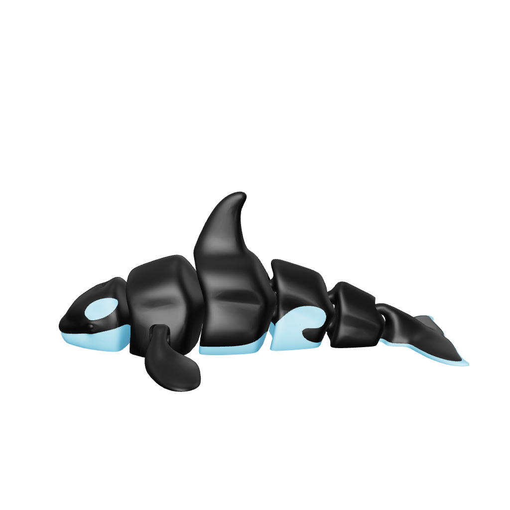 Flexi-Toy Orca Black/Sky Blue