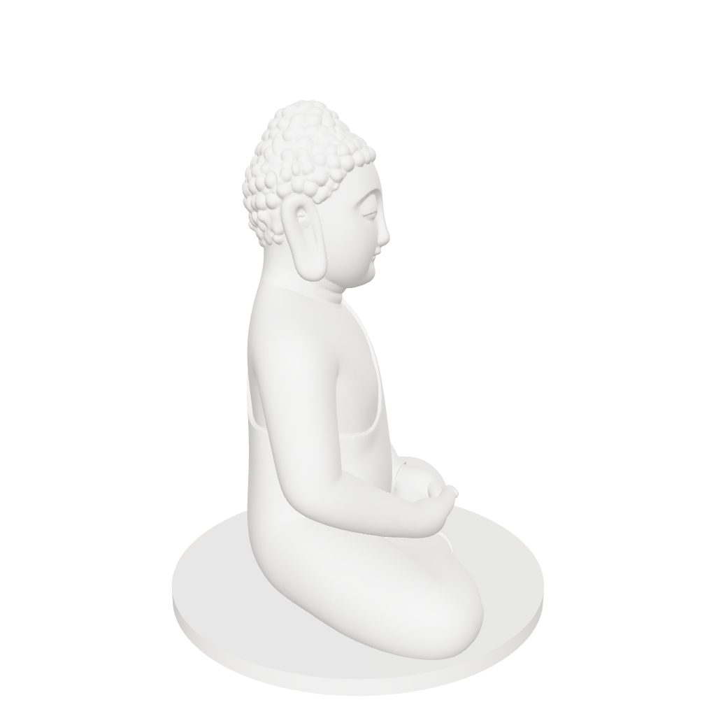 Buddha Statue White Marble