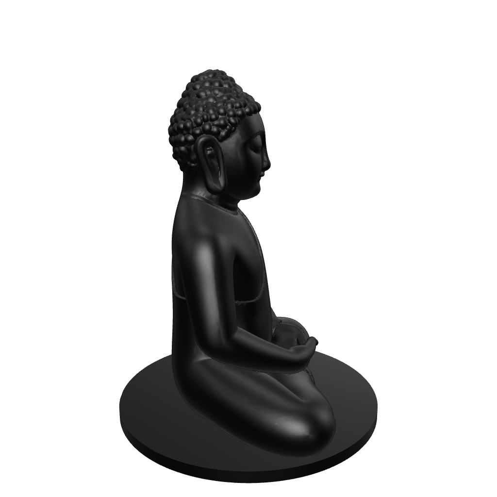Buddha Statue Black